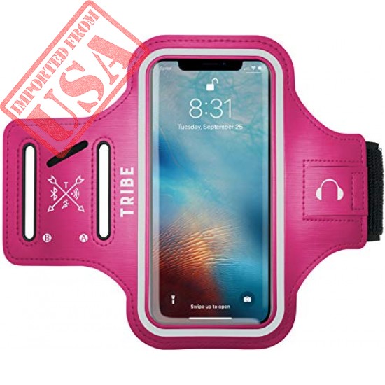 TRIBE Water Resistant Cell Phone Armband Case for iPhone Xs Max, XR, 8 Plus, 7 Plus, 6 Plus, 6S Plus and More Sale in Pakistan