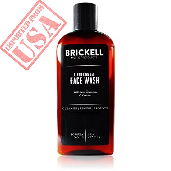 Buy Brickell Men’s Clarifying Gel Face Wash for Men Online in Pakistan