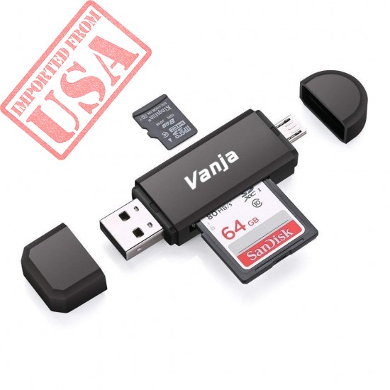 Buy Vanja SD/Micro SD Card Reader, USB OTG Adapter and USB 2.0 imported from USA