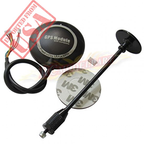 Hobbypower NEO-M8N GPS Module with Compass + GPS Folding Antenna Mount Holder sale in Pakistan