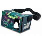 Google Cardboard POP! Cardboard + Free Head Strap and Cushion. for Android and iPhone up to 6 inches. Including Lenses. 3D Glasses VR Glasses Virtual Reality Viewer VR Goggles.