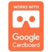 Google Cardboard POP! Cardboard + Free Head Strap and Cushion. for Android and iPhone up to 6 inches. Including Lenses. 3D Glasses VR Glasses Virtual Reality Viewer VR Goggles.