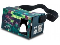 Google Cardboard POP! Cardboard + Free Head Strap and Cushion. for Android and iPhone up to 6 inches. Including Lenses. 3D Glasses VR Glasses Virtual Reality Viewer VR Goggles.