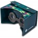 Google Cardboard POP! Cardboard + Free Head Strap and Cushion. for Android and iPhone up to 6 inches. Including Lenses. 3D Glasses VR Glasses Virtual Reality Viewer VR Goggles.