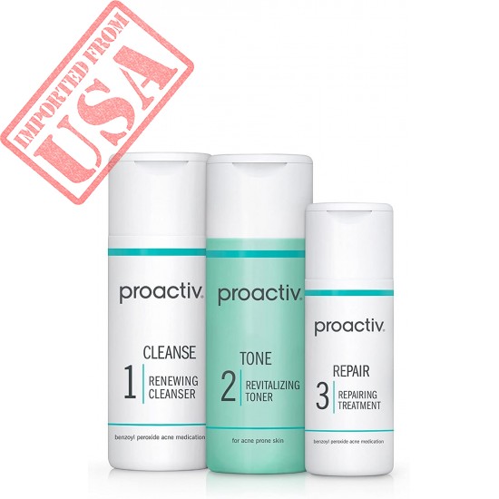 Original Proactiv Solution 3-Step Acne Treatment System (30 Day) Starter Size Sale In Pakistan