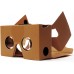 I Am Cardboard VR Box | The Best Google Cardboard Virtual Reality Viewer for iPhone and Android | Google Cardboard v2 Headset Inspired | Small and Unique Travel Gift Under 20 Dollars (Brown)