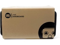 I Am Cardboard VR Box | The Best Google Cardboard Virtual Reality Viewer for iPhone and Android | Google Cardboard v2 Headset Inspired | Small and Unique Travel Gift Under 20 Dollars (Brown)