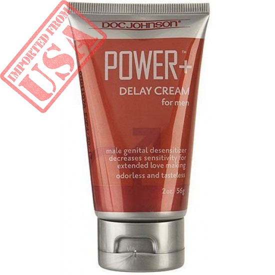 Buy original Doc. Johnson Power Plus Delay Cream for Men in Pakistan