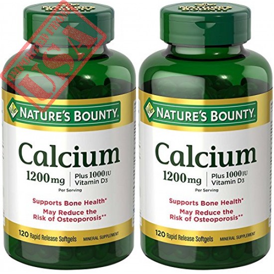 Buy Nature's Bounty Calcium 1200mg Softgels Online in Pakistan