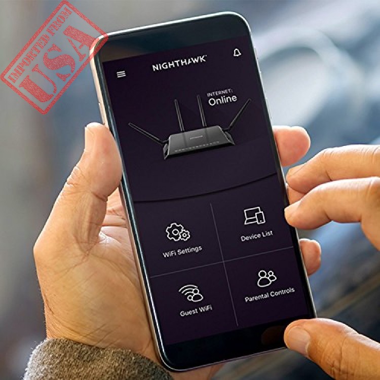 NETGEAR Nighthawk X6 AC3000 Dual Band Smart WiFi Router, Gigabit