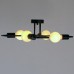 Unitary Brand Black Vintage Barn Metal Semi Flush Mount Ceiling Light Max now in Pakistan