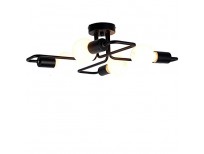 Unitary Brand Black Vintage Barn Metal Semi Flush Mount Ceiling Light Max now in Pakistan