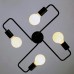 Unitary Brand Black Vintage Barn Metal Semi Flush Mount Ceiling Light Max now in Pakistan