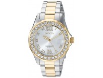Invicta Women's Pro Diver Quartz Watch with Stainless-Steel Strap, Two Tone, 0.67 (Model: 20215)