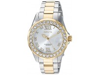 Invicta Women's Pro Diver Quartz Watch with Stainless-Steel Strap, Two Tone, 0.67 (Model: 20215)