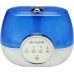 Pure Guardian H4810AR Ultrasonic Warm and Cool Mist Humidifier, 120 Hrs. Run Time, 2 Gal. Tank, 600 Sq. Ft. Coverage, Large Rooms, Quiet, Filter Free, Silver Clean Treated Tank, Essential Oil Tray