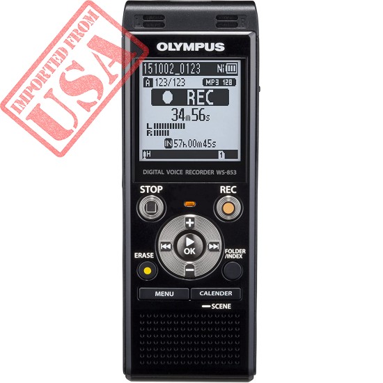 Olympus Voice Recorder WS-853 with 8GB, Voice Balancer, True Stereo Mic