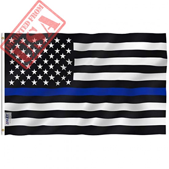 Anley Fly Breeze 3x5 Foot Thin Blue Line USA Flag Sale in Pakistan