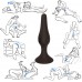 Real Vibes Butt Plug & Anal Plug Prostate Massager Enema Kit with Suction Cup & Anal Lube for Anal Dildo 