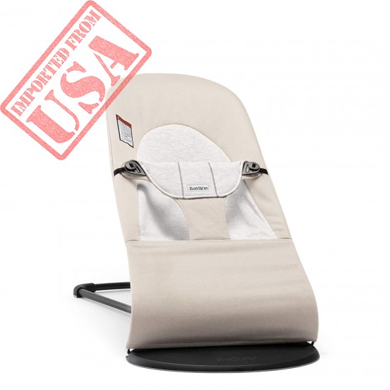 BABYBJÖRN Bouncer Balance Soft, Cotton/Jersey, Beige/Gray