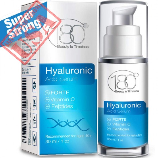 Hyaluronic Acid Serum for Face by 180 Cosmetics – Extra Strong for Age 40+ | Visibly Reduce Fine Lines & Wrinkles Sale in Pakistan