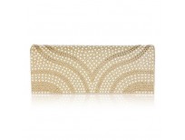 Buy Damara Womens Patterned Pearl Flap-Over Dazzling Clutch Evening Bag Online in Pakistan