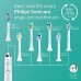 Philips Sonicare 2 Series Rechargeable Toothbrush Premium Bundle HX6253 for Clean and Massage (2 Quadpacer Handles + 3 Brush Heads (2 ProResults Plaque Control + 1 DiamondClean) + 2 Charger + 2 Case)