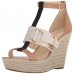 Buy Nine West Women's Jellia Leather Wedge Sandal Online in Pakistan