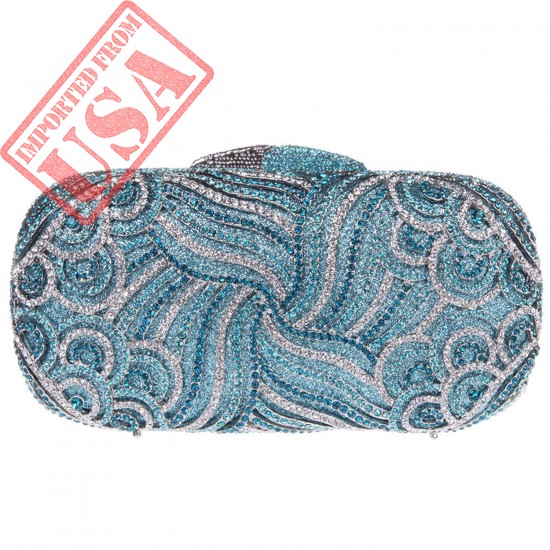 Buy Fawziya Luxury Paisley Clutch Bling Rhinestone Clutch Online in Pakistan