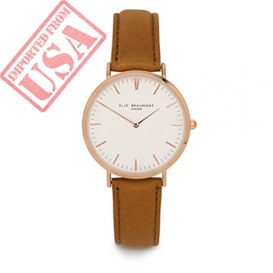 Get online Imported Quality Women`s Watch Camel Nappa Leather strap in Pakistan 