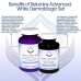 Relumins Advanced White Dermatologic Set - 1650mg Glutathione Complex and Advanced Vitamin C with Rose Hips and Bioflavanoids (1 Month Supply) - Cutting Edge Formula, Unbelievable Results!