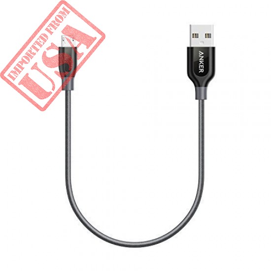Anker Powerline+ Micro USB, Double Braided Nylon Cable for Samsung, LG, Motorola, and More Imported from USA