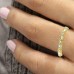 14k Yellow Gold Round & Baguette Diamond Bridal Wedding Band Ring (1/4 cttw, I-J, SI2-I1)