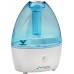 Pure Guardian H910BL Ultrasonic Cool Mist Humidifier, 14 Hrs. Run Time, 210 Sq. Ft. Coverage, Small Rooms, Quiet, Filter Free, Silver Clean Treated Tank