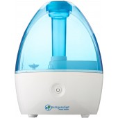 Pure Guardian H910BL Ultrasonic Cool Mist Humidifier, 14 Hrs. Run Time, 210 Sq. Ft. Coverage, Small Rooms, Quiet, Filter Free, Silver Clean Treated Tank