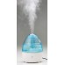 Pure Guardian H910BL Ultrasonic Cool Mist Humidifier, 14 Hrs. Run Time, 210 Sq. Ft. Coverage, Small Rooms, Quiet, Filter Free, Silver Clean Treated Tank