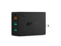 Buy Quick Charge AUKEY USB Wall Charger with 3 USB Ports & Foldable Plug Online in Pakistan