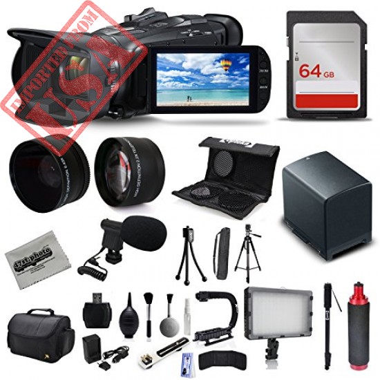 Original Canon VIXIA HF G40 Full HD Camcorder 64GB Professional Accessory Kit imported from USA