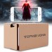 Google Cardboard,Topmaxions 3D VR Virtual Reality DIY VR Headset for 3D Movies and Games Compatible with Android & Apple Up to 6 Inch Easy Setup Machine