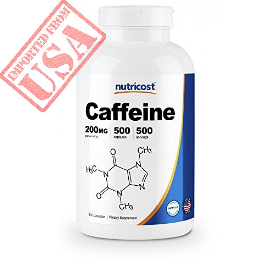 Buy Nutricost Caffeine Capsules; 200mg made in USA, online in Pakistan 