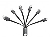 Imported USA CHAFON Multi USB Cable with Type C,Micro,Mini USB Ports for Charging sale in Pakistan