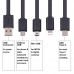 Imported USA CHAFON Multi USB Cable with Type C,Micro,Mini USB Ports for Charging sale in Pakistan