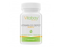 Vitamin D3 Depot 1.000 I.E. per Day – Only one Vegan Tablet / 20 Days (240 Vegan Tablets)