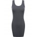 Shop Women's Scoop Neck Bodycon Mini Tank Tunic Dress imported from Pakistan