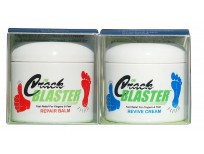 Crack Blaster Repair - Cracked Skin, Heel, Finger Healing Balm and Crack Blaster Revive Dry Skin and Body Cream