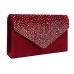 Buy Jubileens Ladies Large Evening Satin Bridal Diamante Ladies Clutch Online in Pakistan