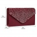 Buy Jubileens Ladies Large Evening Satin Bridal Diamante Ladies Clutch Online in Pakistan