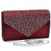 Buy Jubileens Ladies Large Evening Satin Bridal Diamante Ladies Clutch Online in Pakistan