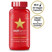 Imported Hairtamin Fast Hair Growth Biotin Vitamins Gluten Free thirty Vegetarian Capsules sale in Pakistan