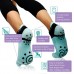 Super Grip Yoga Toe Socks 3 Pack - Active Socks for Pilates & Pure Barre - Non Slip Superior Grips for Women's & Girls